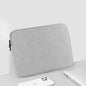 PU Laptop Sleeve Bag 12–15.6 Inch — Shockproof, Foam & Fleece Lined