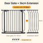 Adjustable Baby Playpen & Safety Gate for Stairs — Child and Pet Security Door