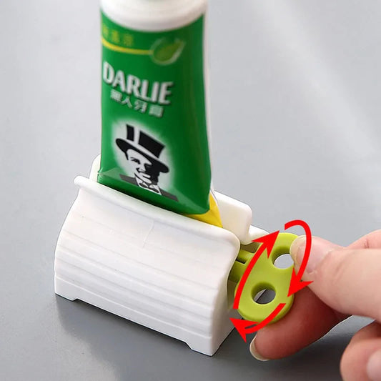 Portable Toothpaste Tube Squeezer Manual Dispenser Holder for Toothpaste & Facial Cleanser