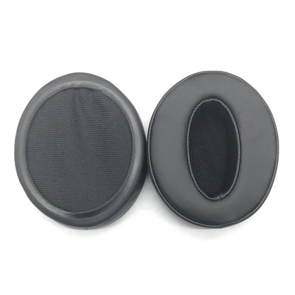 Replacement Memory Foam Ear Pads for Over-Ear Headphones - Soft Leather Ear Cushions, Self-Adhesive (1 Pair)