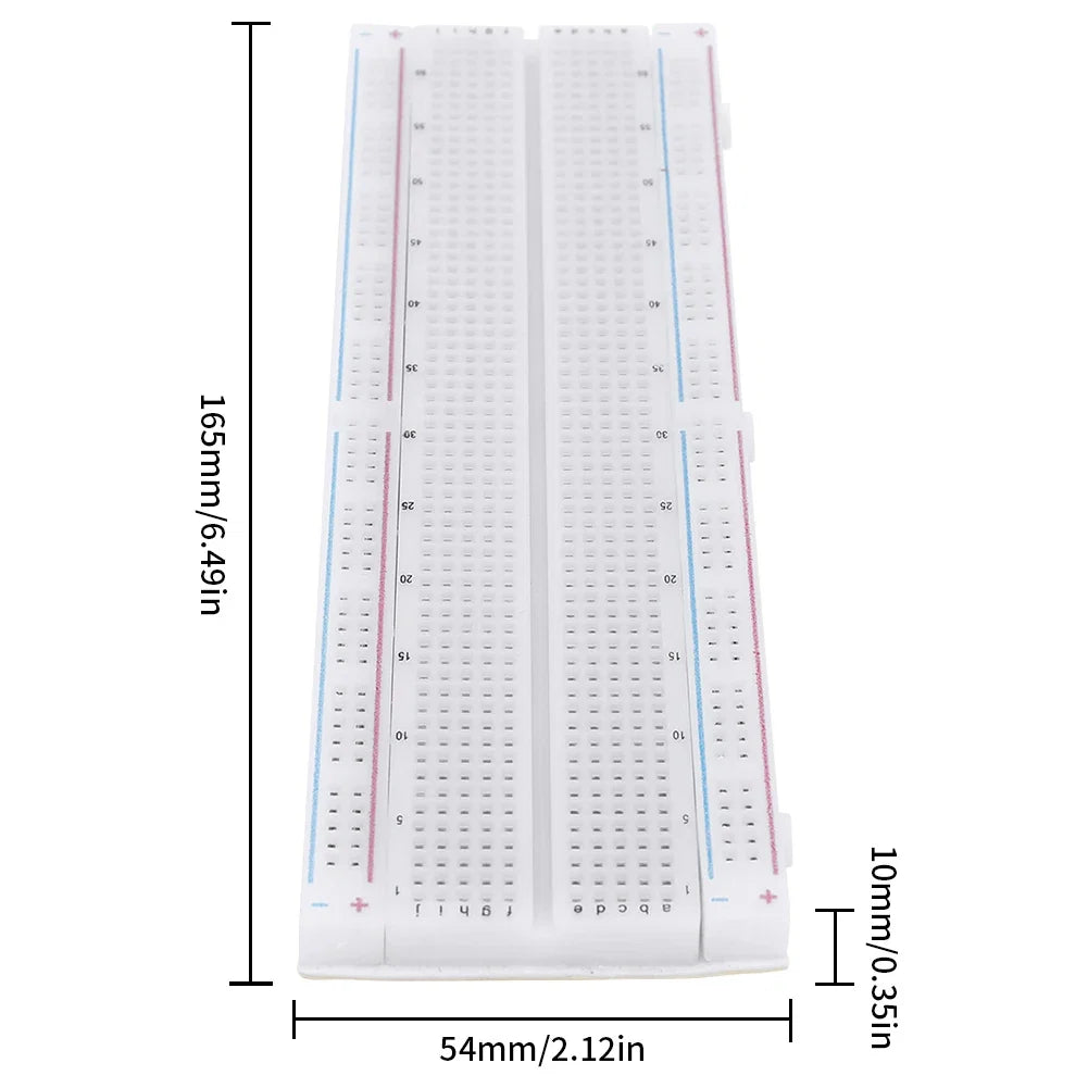 10-1PC MB-102 Prototype PCB Solderless Breadboard Solderless Breadboard Protoboard Circuit PCB DIY Kits