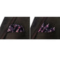 41 Colors 25 x 25 cm (9.8 x 9.8 in) Men's Pocket Square Handkerchief - Paisley, Dot & Stripe Wedding Hanky