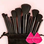 Soft Fluffy Professional Makeup Brush Set - 13-16pcs for Foundation, Eyeshadow, and More