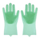 Dishwashing Cleanner Sponge Silicon Hair Removal Glove
