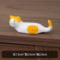 Japanese Style Underglaze Ceramic Cute Cat Chopstick Holder Chopstick Pillow Chopstick Rest Tableware Spoon Bracket