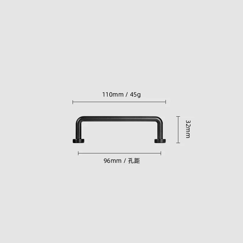 12.6''inch（320mm）Dainty Furniture Bar Pull Bronze Cabinet Handle Kitchen Handles Drawer Knobs Black Long Handle for Kitchen
