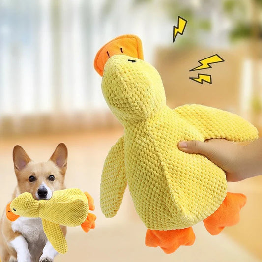 Fleece Dog Chew Toy - Soft Puppy Teething & Tug Toy for Small Dogs