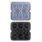 6 Grid 3D Little Teddy Bear Shape Ice Cube Silicone Mold Silian Little Bear Ice Block Mold Household Ice Cream Ice Box Ice Mold