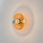 New Retro LED Ripple Glass Wall Lamp Living Room Background Wall Porch Corridor Decorative Lighting
