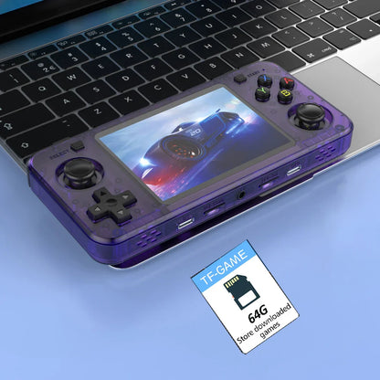 Retro Handheld Gaming Console - Open-Source Linux, 3.5-inch (8.9 cm) IPS Screen, 64GB, 15,000+ Classic Games, Portable