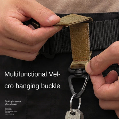 MOLLE Webbing Clip and Hanging Hook, Nylon Strap, 10 cm