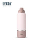 Insulated Stainless Steel Water Bottle - 40/51/68oz (1200/1500/2000ml) Travel Mug with Handle & Leak-Proof Pop-Up Lid for Hiking
