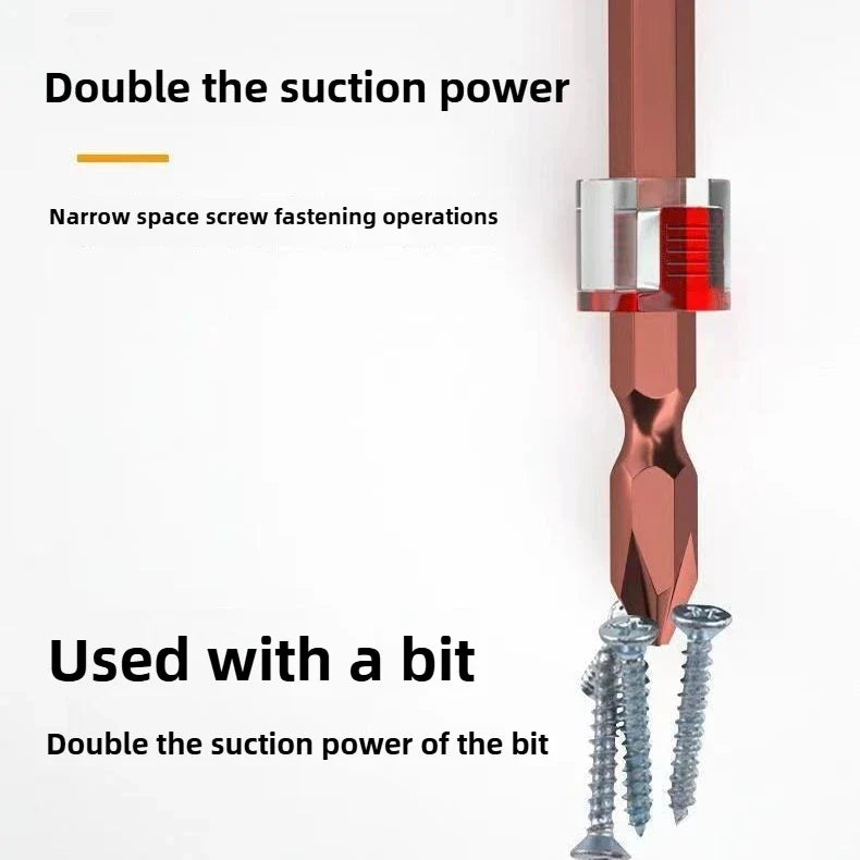 6.35 Multi Purpose Screwdriver Handle 6.35 10 Piece Set S2 Universal Cross Shaped Quick Magnetic Suction Portable