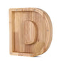 26-Letter Wooden Piggy Bank A-Z Alphabet Coin Money Box Kids Savings Jar Desktop Decor Gift