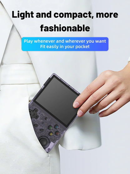 Handheld Retro Game Console 3.5-inch (8.9 cm) IPS Screen HDMI Output Android & Linux Built-in Emulators 10,000+ Games