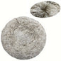 Round Plush Pet Bed, Washable Cozy Dog & Cat Sofa, Winter Warm, Multiple Sizes 16–35 in (40–90 cm)