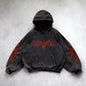 Women’s Y2K Fleece Zip-Up Hoodie – Streetwear Hip Hop Punk Style Loose Sweatshirt for All Seasons