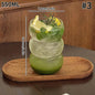 Clear Tall Glass Coffee Mug – Iced Coffee, Milk, Juice & Cocktail Drinkware