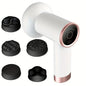 Wireless Handheld Massage Gun – Portable Rechargeable Percussion Massager for Neck, Shoulder, Back & Waist (Pink/White)