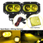4 in (100 mm) LED Pod Light - Combo Spot + Flood Beam 9-30V Driving Work Fog Light for Car Motorcycle ATV UTV SUV Off-Road 4x4 Boat Truck