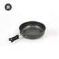 Aluminum Camping Frying Pan with Foldable Handle – Portable Outdoor Hiking Cookware & Picnic Skillet