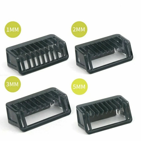 1/2/3/5mm Replacement Trimmer Guide Comb Attachment for One-Blade Style Electric Shavers - Beard & Face Grooming