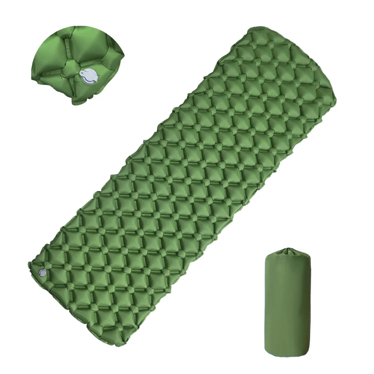 Camping Inflatable Mattress in Tent Folding Camp Bed Sleeping Pad