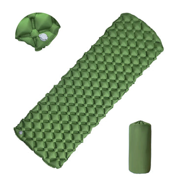 Camping Inflatable Mattress In Tent Folding Camp Bed Sleeping Pad Picnic Blanket Travel Air Mat Camping Equipment