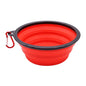 Collapsible TPR Travel Pet Bowl for Dogs & Cats — Portable Food & Water Dish (350/650/1000 ml | 12/22/34 oz)