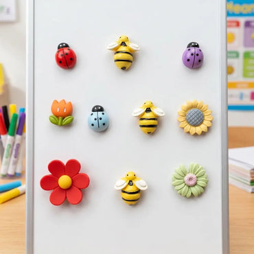 10pcs Adorable Refrigerator Magnets - Durable & Strong Hold for Kitchen, Office & More - Versatile Home Decor Mothers Day Gift