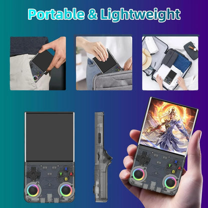 Ultra Retro Handheld Game Player 4.0" (10.16 cm) IPS WiFi Open-Source, 128GB Preloaded, 20,000+ Games