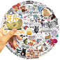 50/100PCS Funny Animal Quotes Waterproof Graffiti Stickers DIY For Decoration Guitar Notebook Luggage Stationery