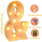 91.5CM Giant Letter Led Light Frame Box Baby Shower 1st Birthday Wedding Party Decor Christmas DIY Name Balloon Filling Box