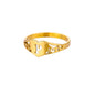 Fashion Hollow Initial Letter Heart Rings For Women Gold Color Stainless Steel A-Z Letter Ring Aesthetic Wedding Jewelry Gift