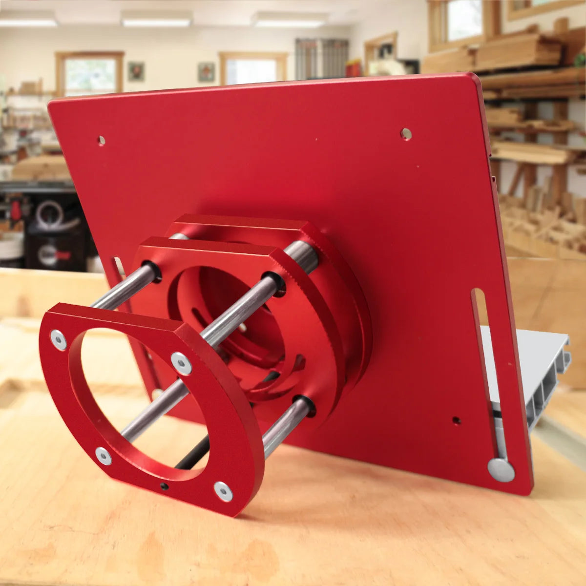 Router Table Insert Plate Set - Metal Woodworking Tool & Accessory