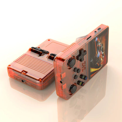128GB Open-Source Linux Handheld Game Console 3.5-inch IPS Screen Orange - Portable Retro Pocket Player
