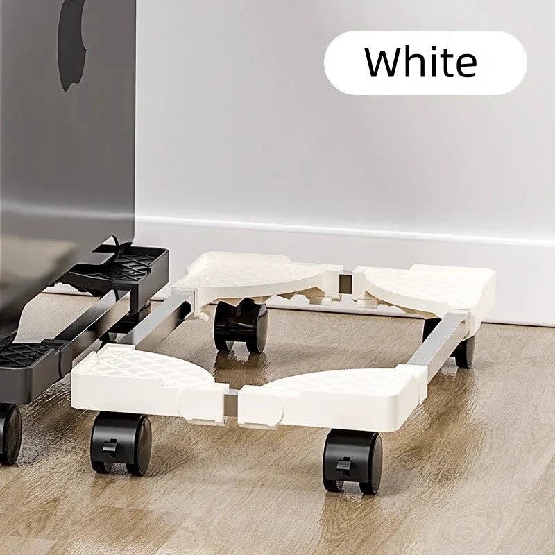 Double Layer Computer Tower Stand Mobile Base with Universal Wheels Simple Storage Heightening Case Support Bracket PC CPU Stand