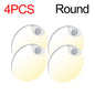 USB Rechargeable Motion Sensor Night Light – Warm/Cool LED with Magnetic Mount for Bedroom Hallway Closet Stairs
