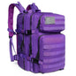 45L (2,746 cu in) Tactical Backpack — 3-Day Outdoor Hiking Camping Trekking Gym Bag for Men & Women