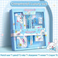 12-Piece Kawaii Character Stationery Set - Kuromi, Cinnamoroll, My Melody, Pochacco, Pompompurin, Hello Kitty Pencils, Erasers and Rulers Student School Supplies Gift