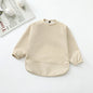 Waterproof Long Sleeve Baby Feeding Bib with Pocket — Toddler Art Smock & Burp Cloth, Unisex (1-3 Years)
