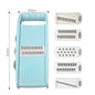 7-in-1 Mandoline Slicer – Multi-Function Vegetable & Cheese Grater for Potato, Carrot, Cucumber