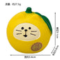 ZAKKA Cute Drinking Cat Figuines Shiba Inu Soak In The Bath Resin Model Pomelo Tree Fairy Garden Home Desktop Decoration gifts