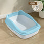 High-Sided Cat Litter Box — Anti-Splash Kitty Sandbox with Side Entry (14.5 x 11.5 x 6.3 in / 36.9 x 29.3 x 16 cm)