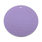 Silicone Heat-Resistant Trivet Mat 7 in (17.8 cm) Round Non-Slip Pot Holder & Countertop Protector - 1-Pack
