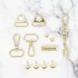 Sampler Box Bundle Of Hardware Set Gold