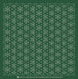 Sashiko Cloth Hitome-Zashi SnowflakesGR