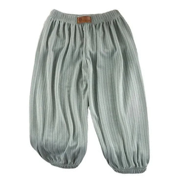 Summer Breathable Mosquito-Repellent Candy Color Baby & Kids Pants with Elastic Waist