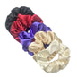 10/5 Pcs Satin Hair Scrunchies Set for Women & Girls – Soft Silk Elastic Hair Bands | Elegant Solid Color Ponytail Holders & Headwear Accessories