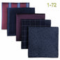 5-Pack Men's Microfiber Pocket Squares 12.6 in (32 cm) - Jacquard Woven Wedding & Formal Handkerchiefs, Assorted Patterns